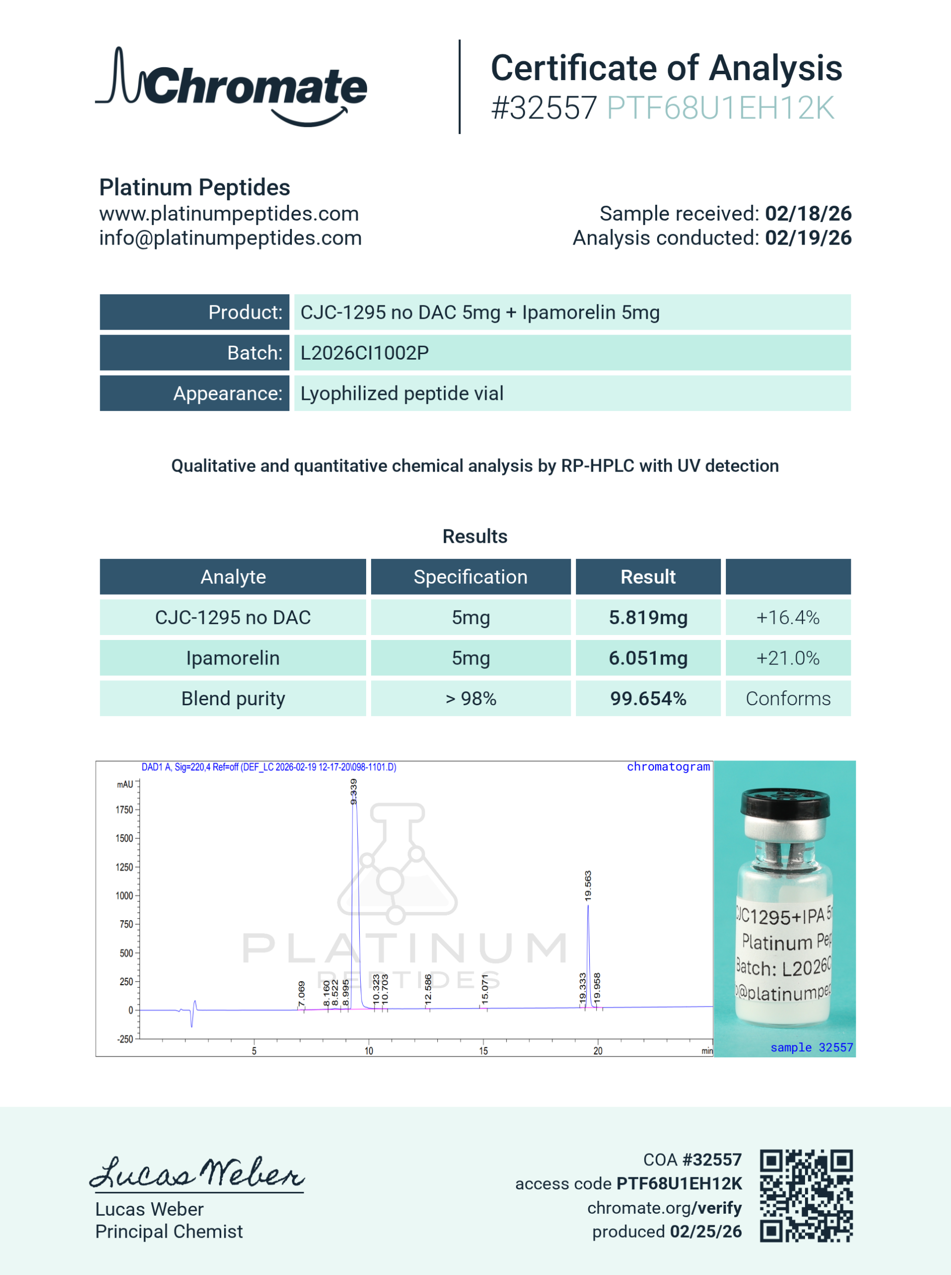 CJC-1295 + IPA 6MG - Image 2